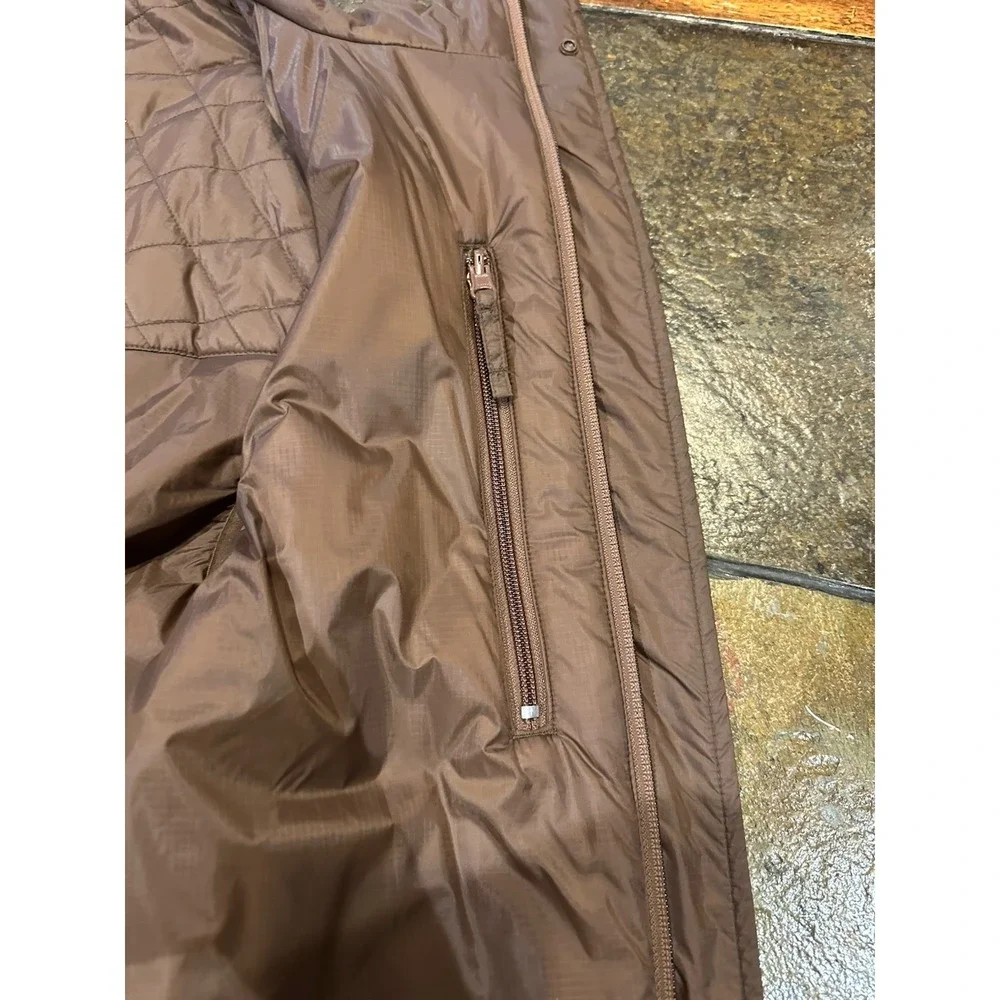 Beretta Brown Quilted Vest Mens XL Puffer With Pockets Pine Hill Plantation Logo